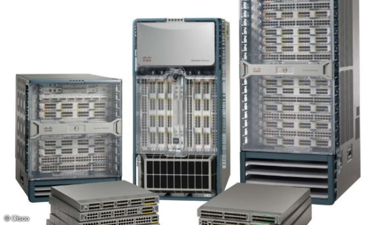 Die Fabric-Computing-Architektur von Cisco hat als Ziel eine einfache, sichere und hochskalierbare Universalplattform. Basis dafür sind die Cisco-Switches der Nexus-5000-, -6000- und -7000-Serie, welche eine nahtlose Integration zwischen Unified-Fabr