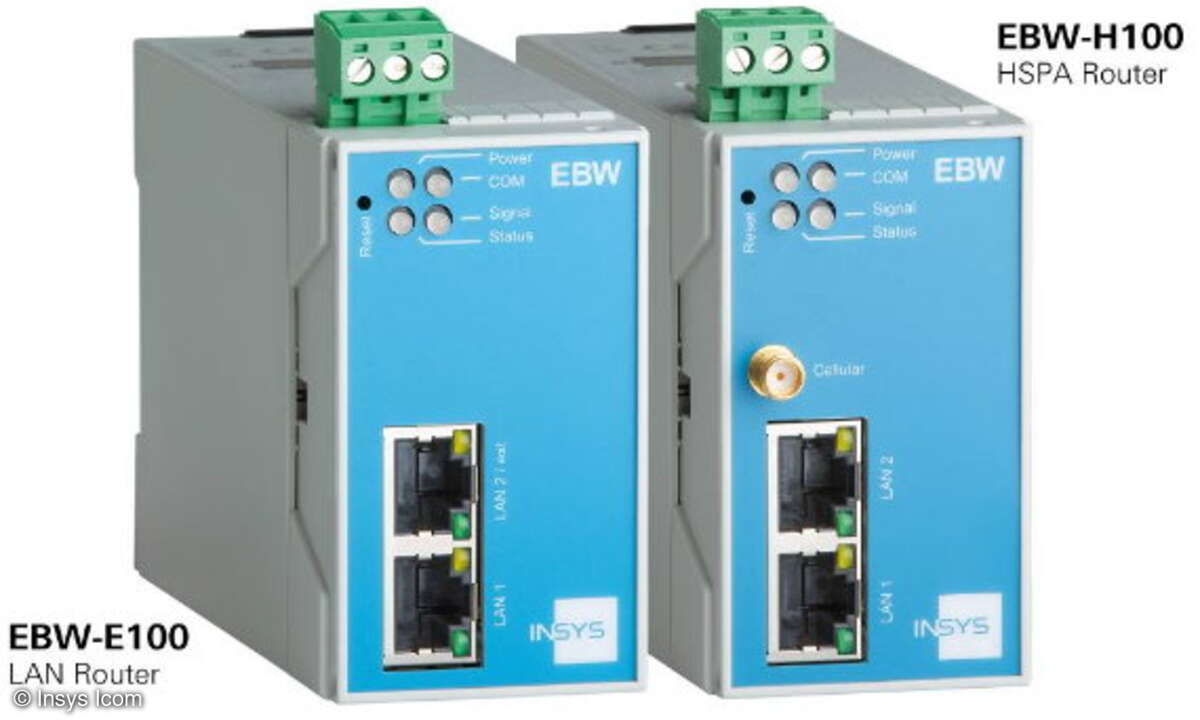 Ab sofort erhältlich: Die EBW-Router von INSYS icom