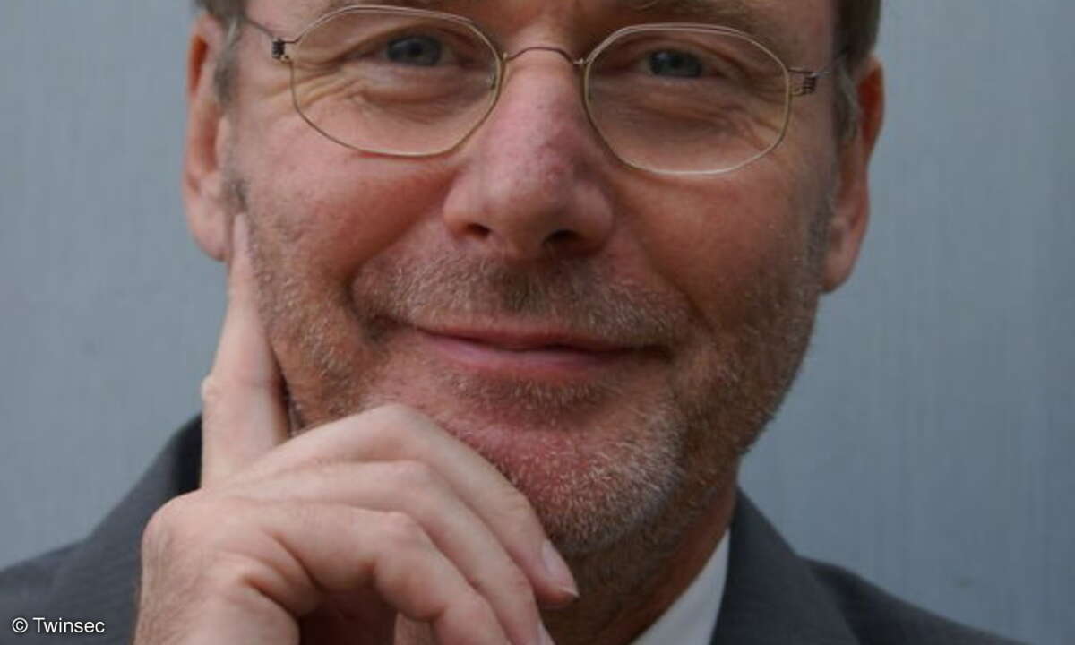 Norbert Drecker, Geschäftsführer von Twinsec