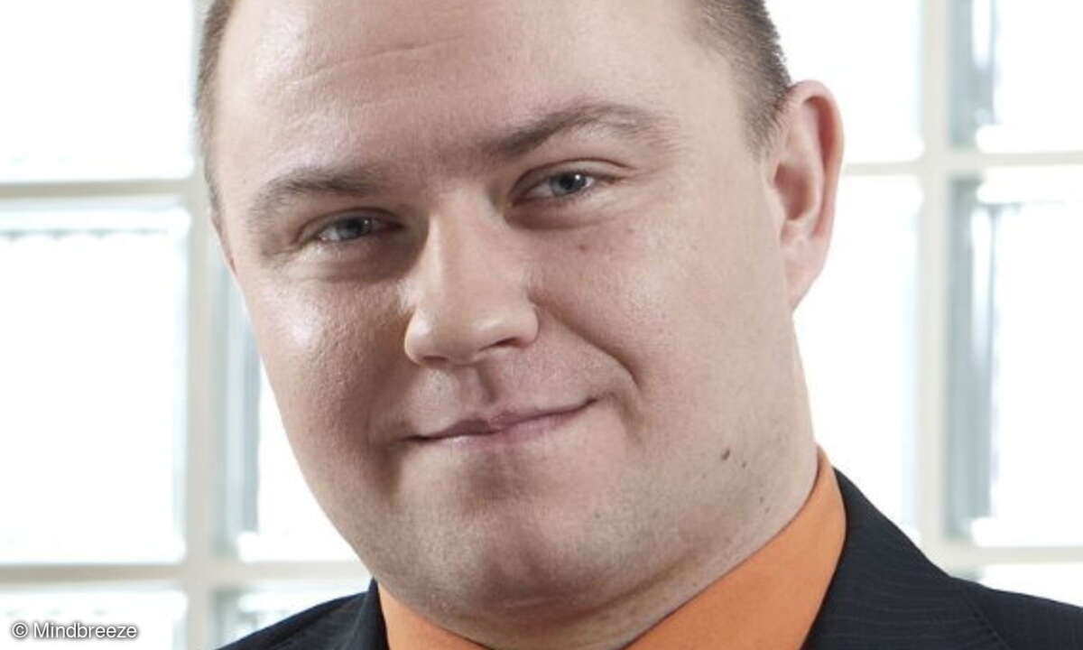 Daniel Fallmann, Gründer und Geschäftsführer von Mindbreeze mit Hauptsitz in Linz/Österreich