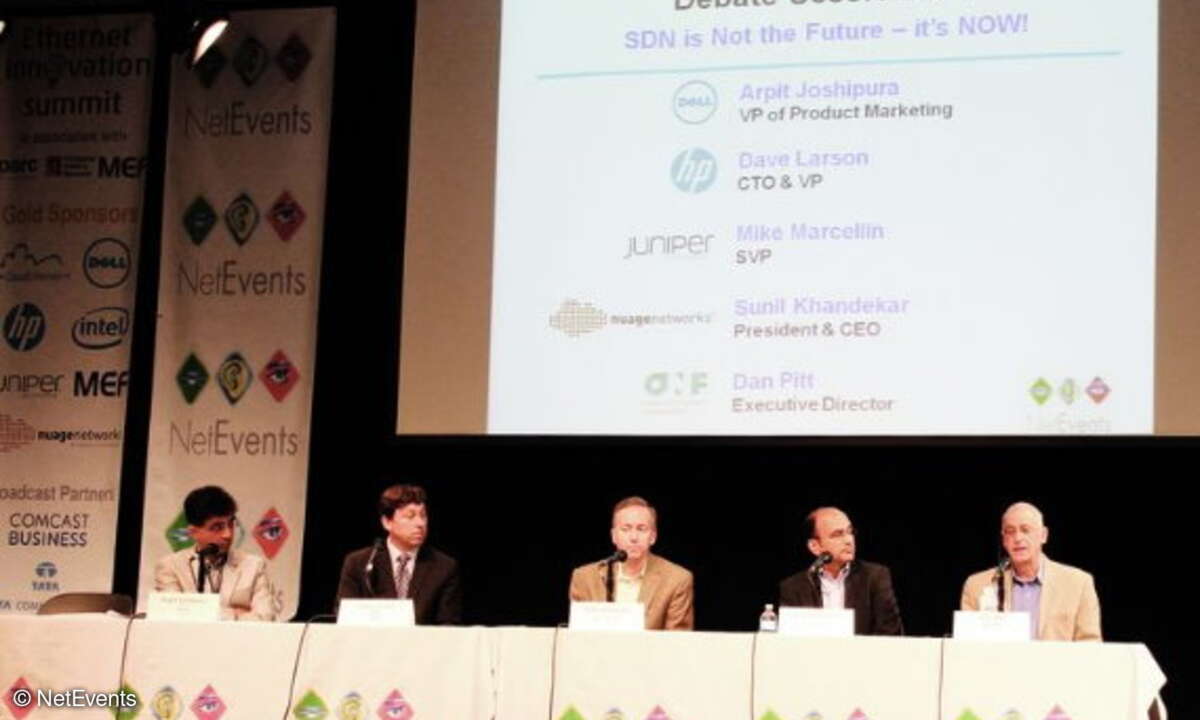 vlnr: Arpit Joshipura, Dell; Dave Larson, HP; Mike Marcellin, Juniper; Sunil Khandekar, Nuage Networks; Dan Pitt, ONF