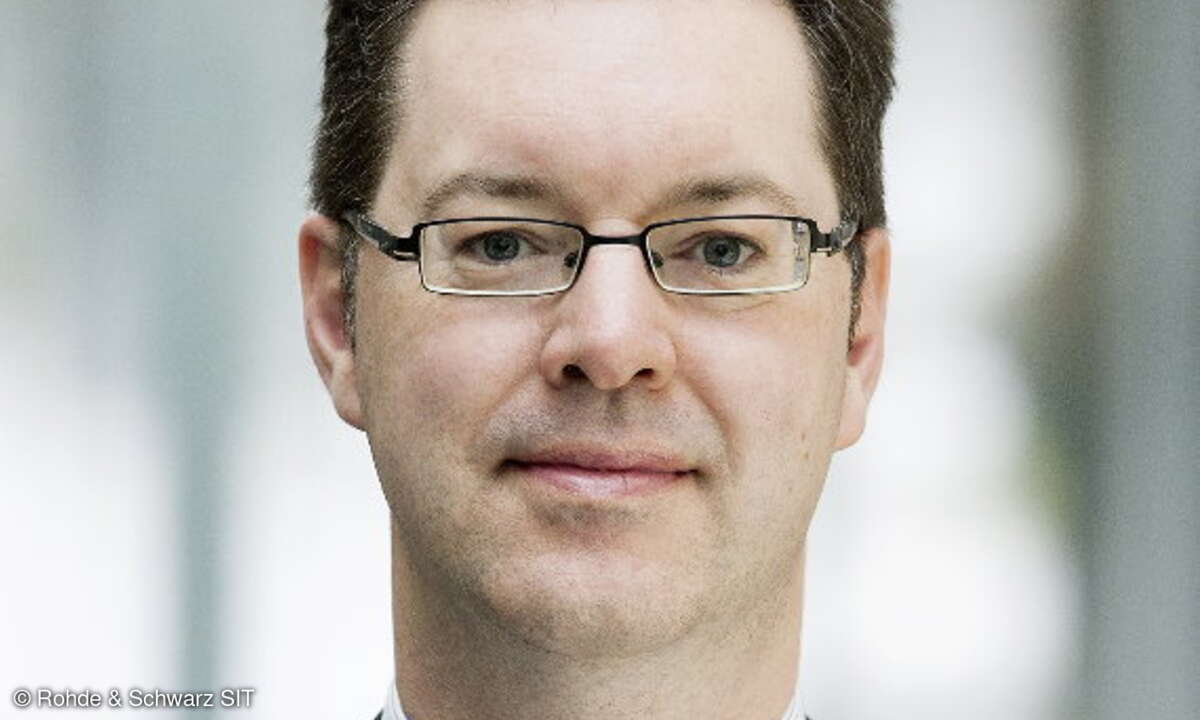 Peter Rost, Leiter des Produktmanagements, Rohde & Schwarz SIT