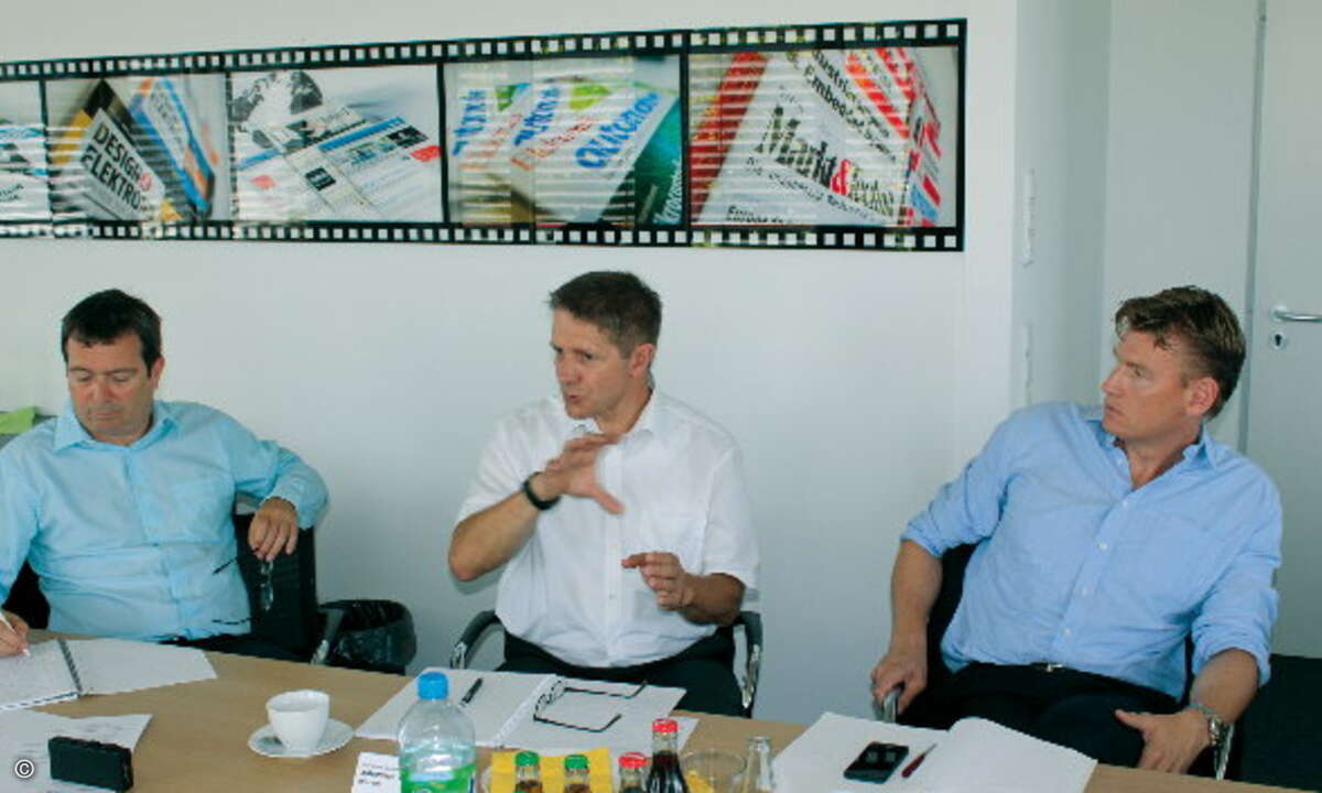 (v.l.n.r.:) Uwe Scholz (Pressesprecher MEF), Johannes Weingart (Senior Product Manager Data Center Group bei Brocade) und Volker Bendzuweit (VP Sales Europe bei RAD)