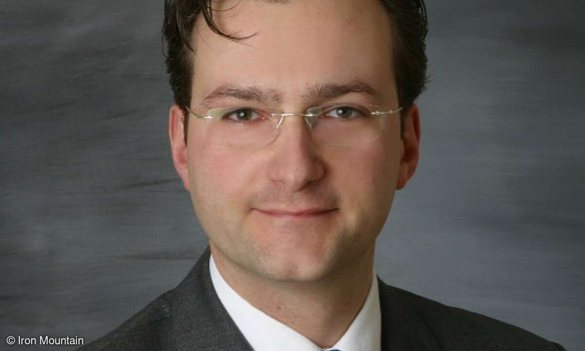 Hans-Günter Börgmann, Geschäftsführer von Iron Mountain Deutschland