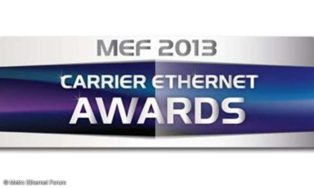 Die Gewinner der Carrier-Ethernet-Awards für Service-Provider 2013