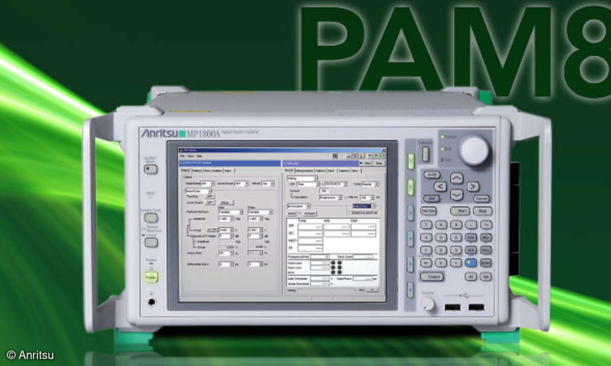 MP1800A zur Unterstützung der BER-Messfunktion im 32,1-GBit/s-Bereich