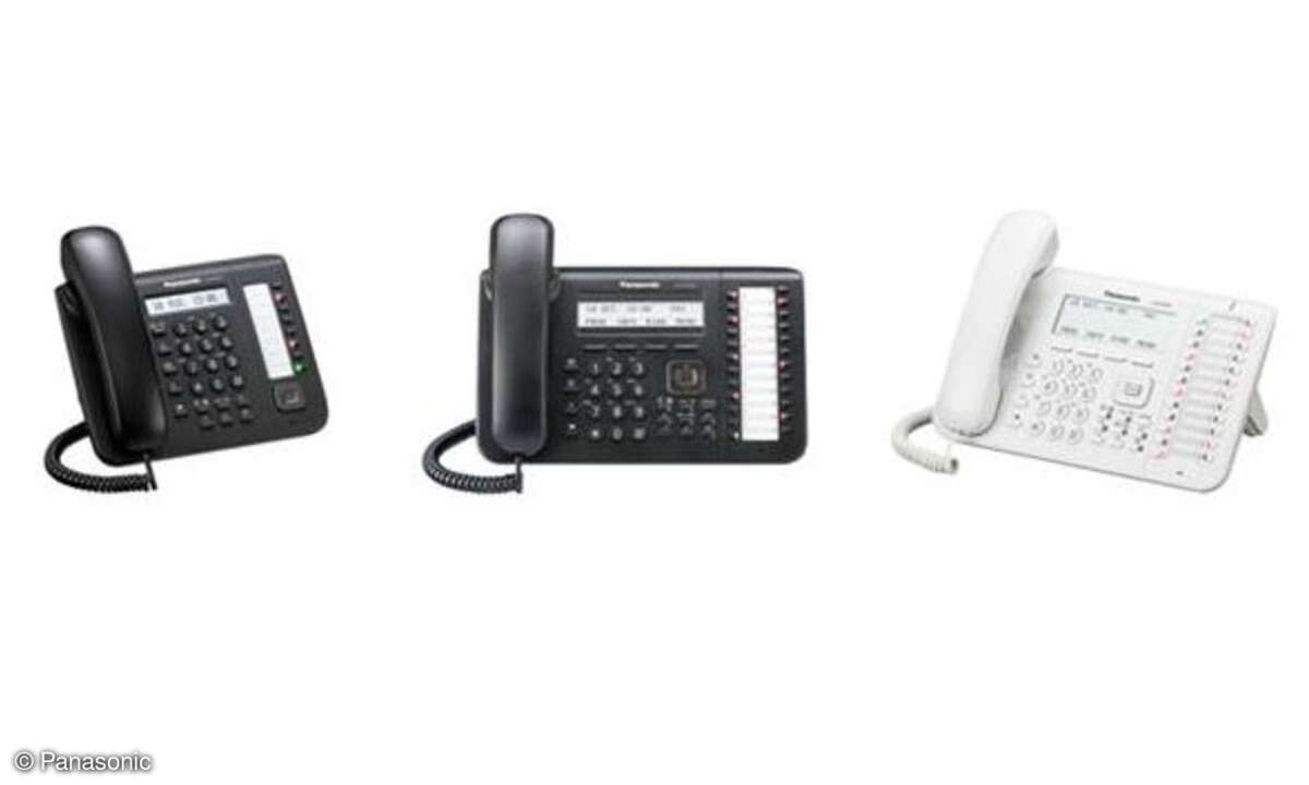 Panasonic KX-DT500-Reihe startet mit drei Geräten.