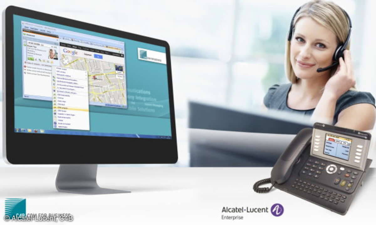 Alcatel-Lucent und C4B Com For Business weiten ihre Zusammenarbeit aus.