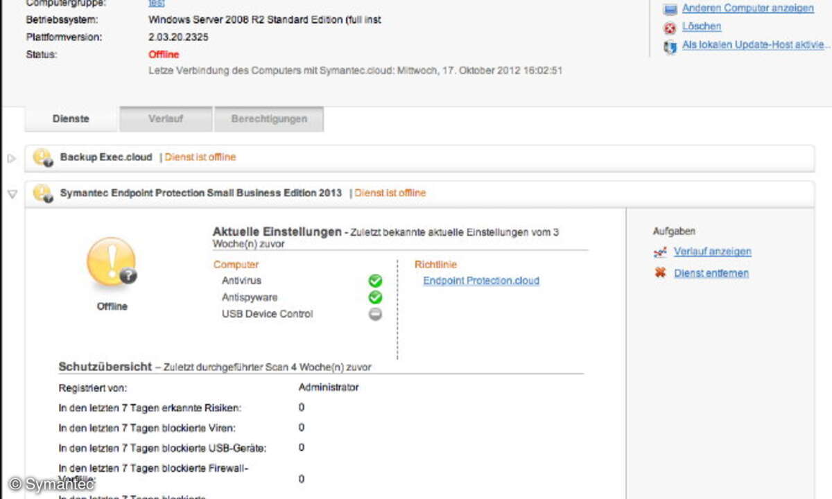 Mit „Symantec Endpoint Protection“ können Firmen feststellen, ob ihre Systeme optimal geschützt sind.