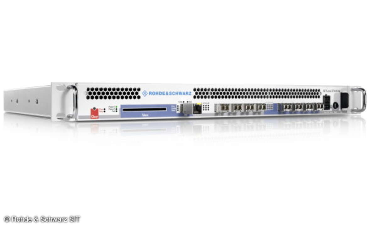 Am Stand B73 in Halle 12 zeigt Rohde & Schwarz SIT den Ethernet-Verschlüsseler 