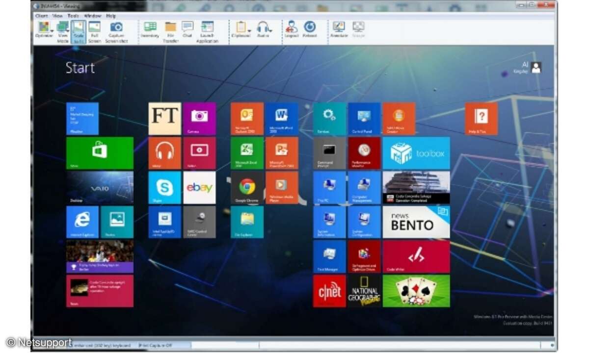 Vollständige Unterstützung von Windows 8 beziehungsweise 8.1