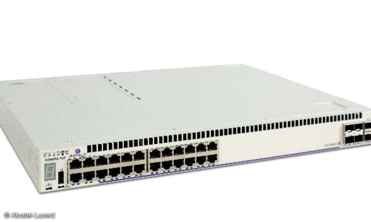 Der Gigabit-Access-Switches Omniswitch 6860 mit integrierten Analytics- und SDN-Funktionen