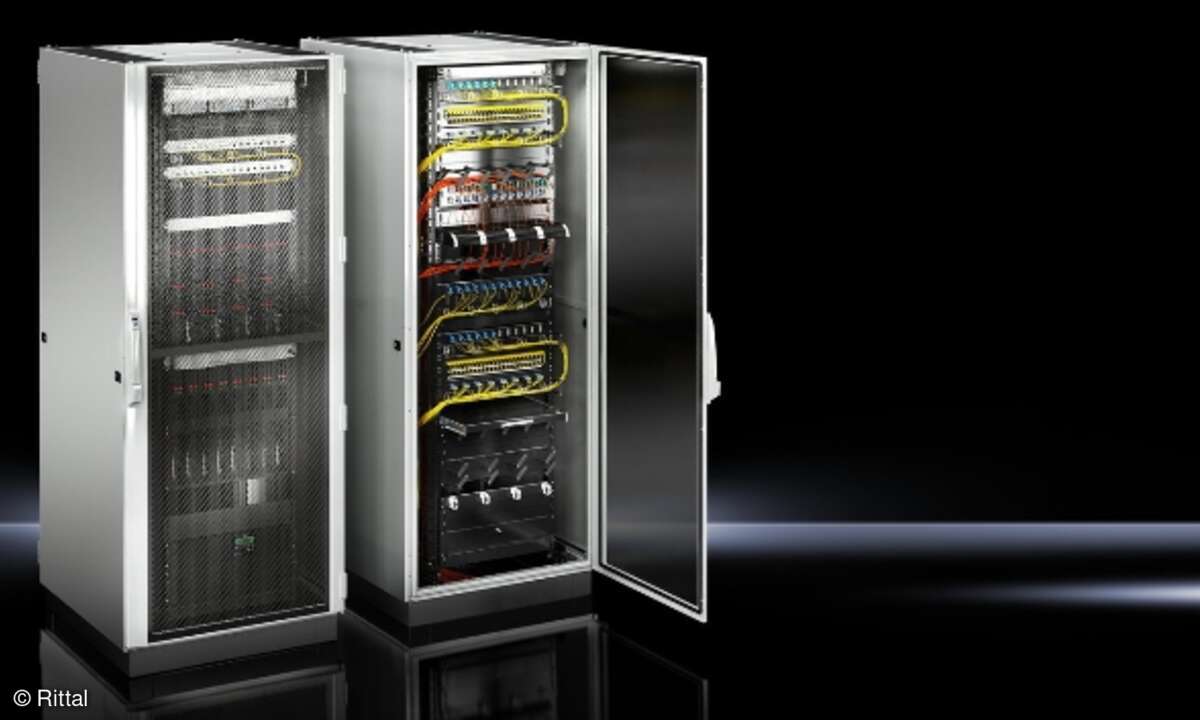 Vormontiertes TS-IT-Rack-System