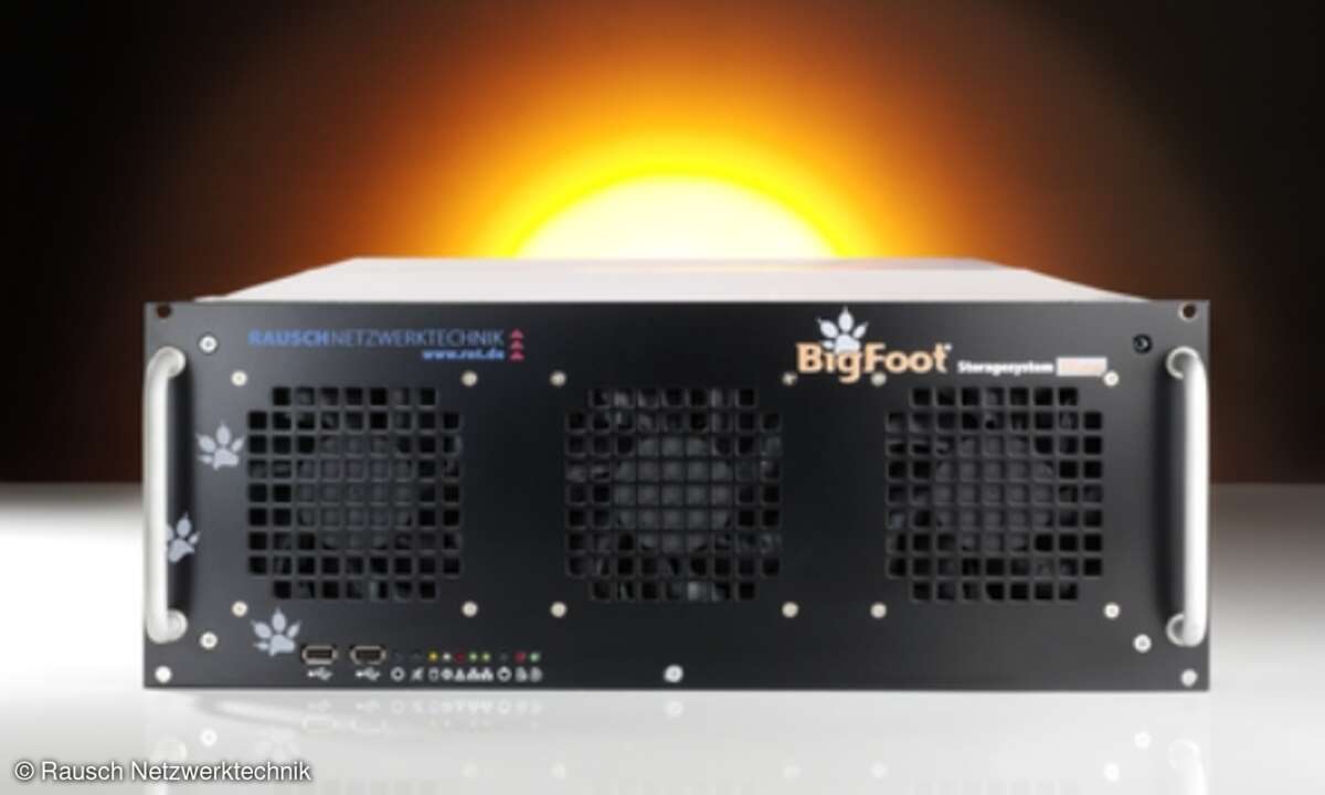 Mit dem „BigFoot Storage Object“ sicherte sich Rausch Netzwerktechnik den ersten Platz in der Kategorie „Datacentre ICT Storage Hardware Product of the Year“, bei „Datacentre ICT Server Product of the Year“ der DCS Awards.
