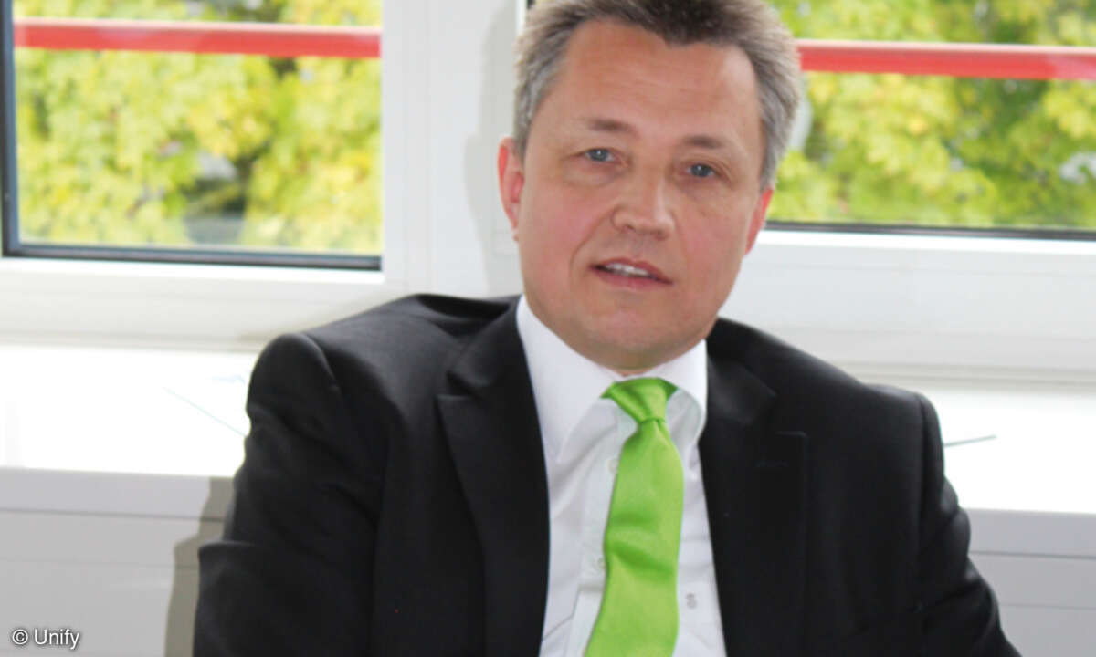 Volkmar Rudat, Leiter Direct-Marketing bei Unify
