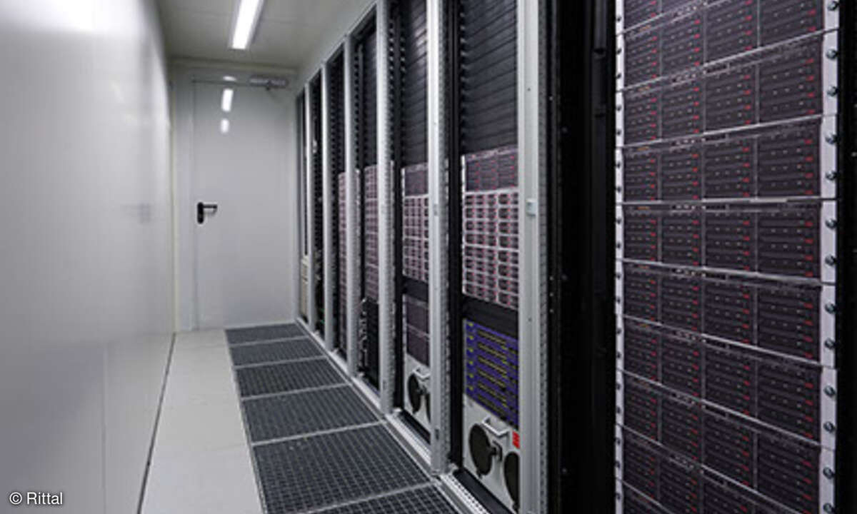 Das modulare, standardisierte Rechenzentrum RiMatrix S in Containerform zeigte Rittal während der Abschlussveranstaltung des Forschungsprojekts AC4DC.