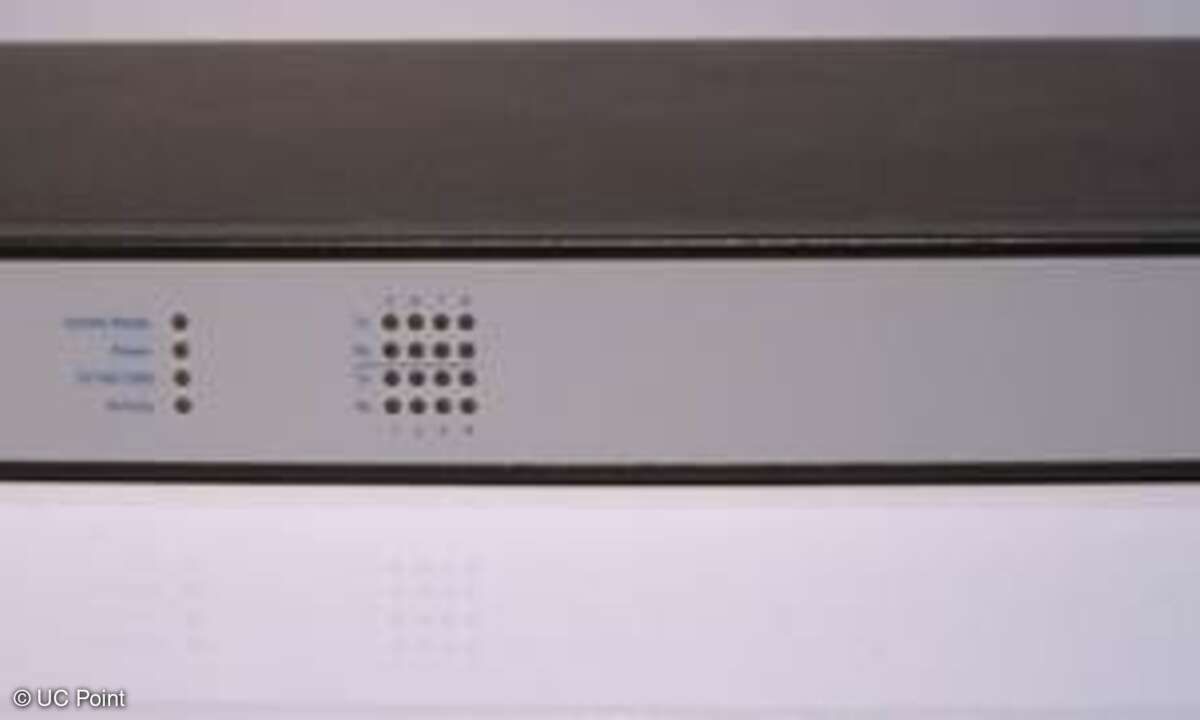 Vorderansicht der UC Point Remote Appliance (RAP)