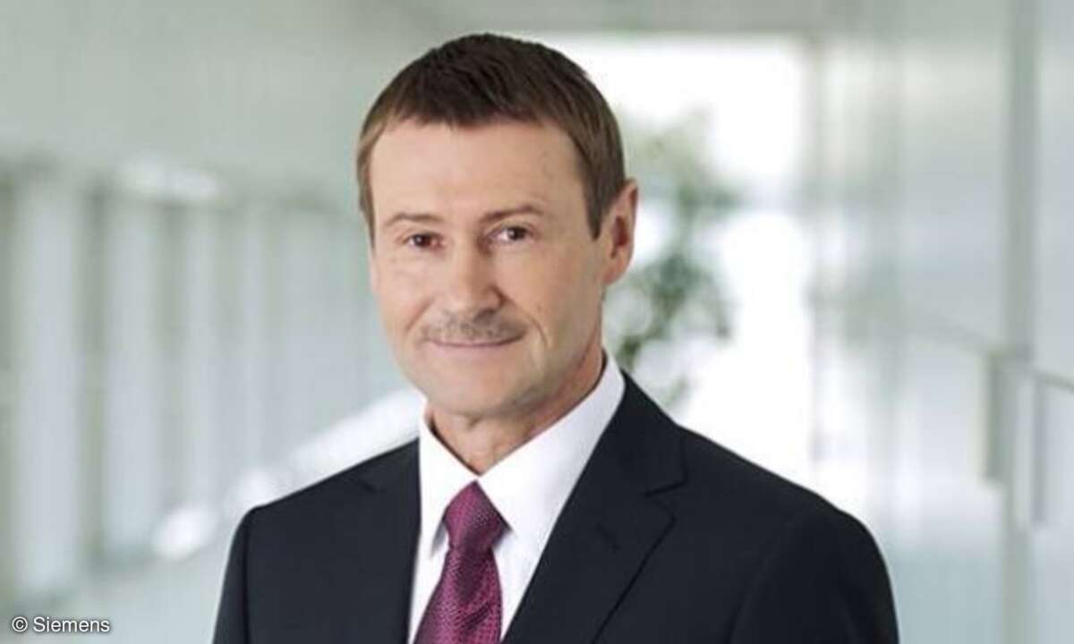 Klaus Helmrich, Technik- und Personalvorstand bei Siemens: 