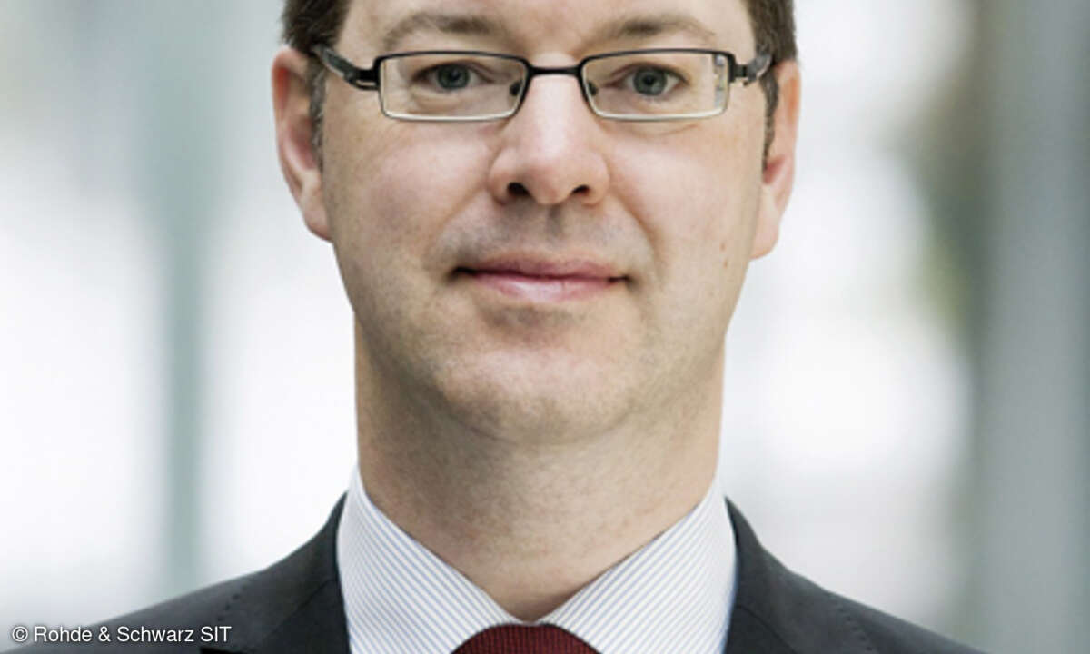 Peter Rost, Leiter Produktmanagement Rohde & Schwarz SIT