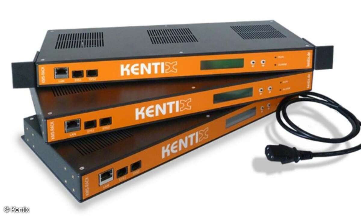 Multisensor-Rack von Kentix erkennt IT-Gefahren in wie Brand, Luftfeuchtigkeit oder Bewegung in Echtzeit.
