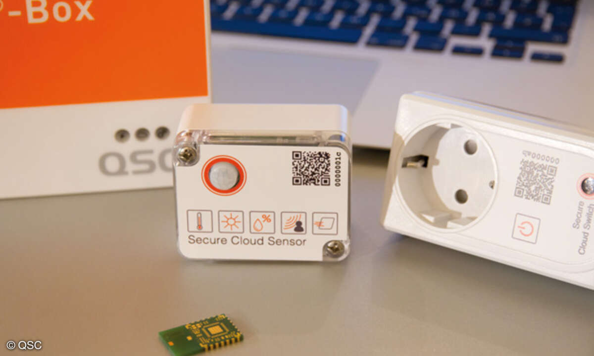 Cloud-Sensorik: Innovative Produkte aus dem Bereich M2M und Home-Automation bietet QSC mit ihrer Cloudplattform „solucon“.