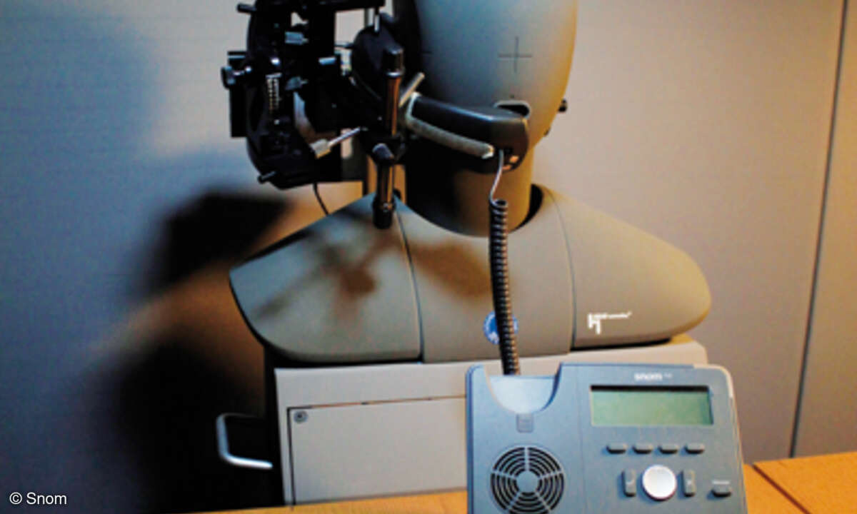 Während ihrer Entwicklung verbringen Snom Geräte viel Zeit in Testlabors, etwa im Audiolabor. Hier werden die akustischen Eigenschaften eingehend geprüft und kontinuierlich optimiert.