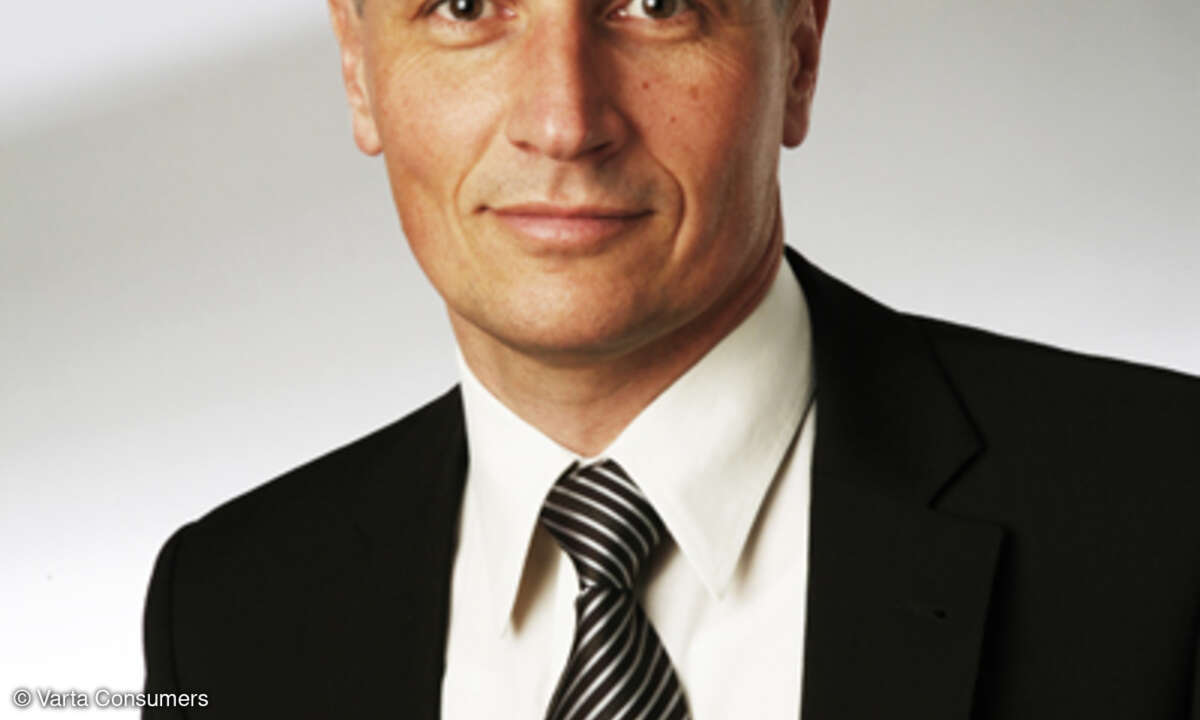 Peter Werner, General Manager DACH & International Marketing Batteries bei Varta Consumer Batteries