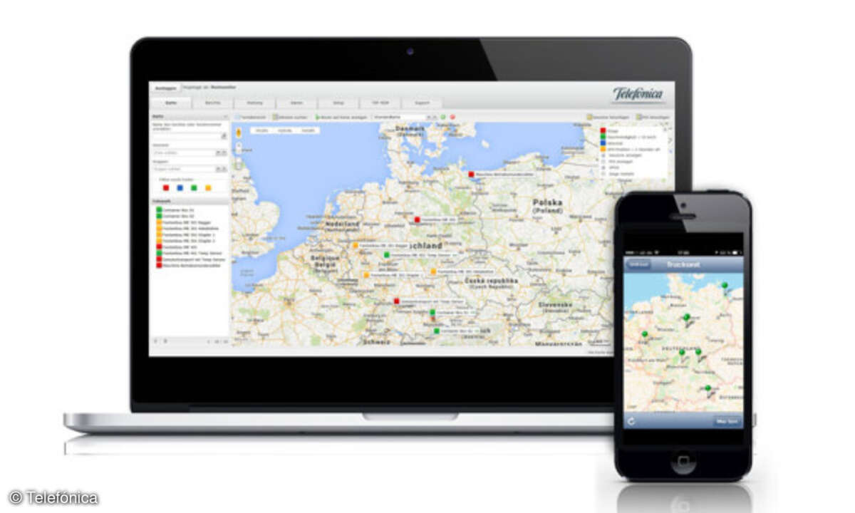 Telefónica Fleet Monitor für den Fuhrpark