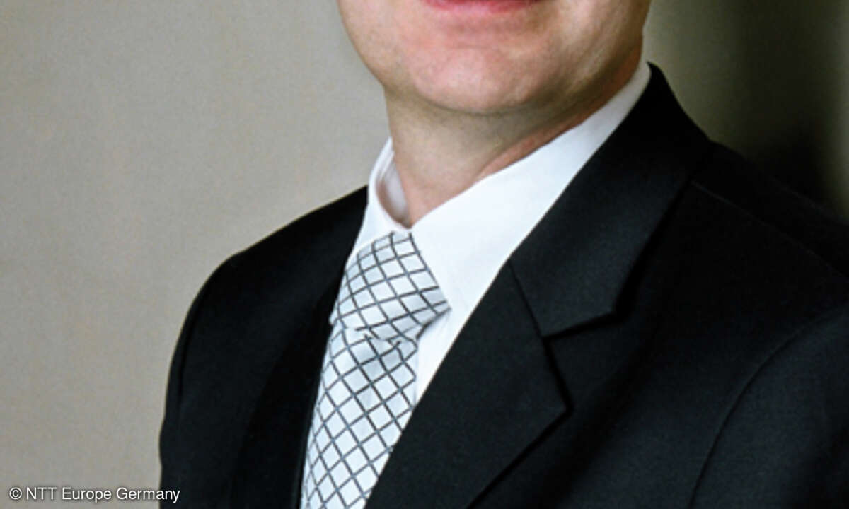 Jens Leuchters, Regional-General-Manager Central & East-Europe bei NTT Europe Germany