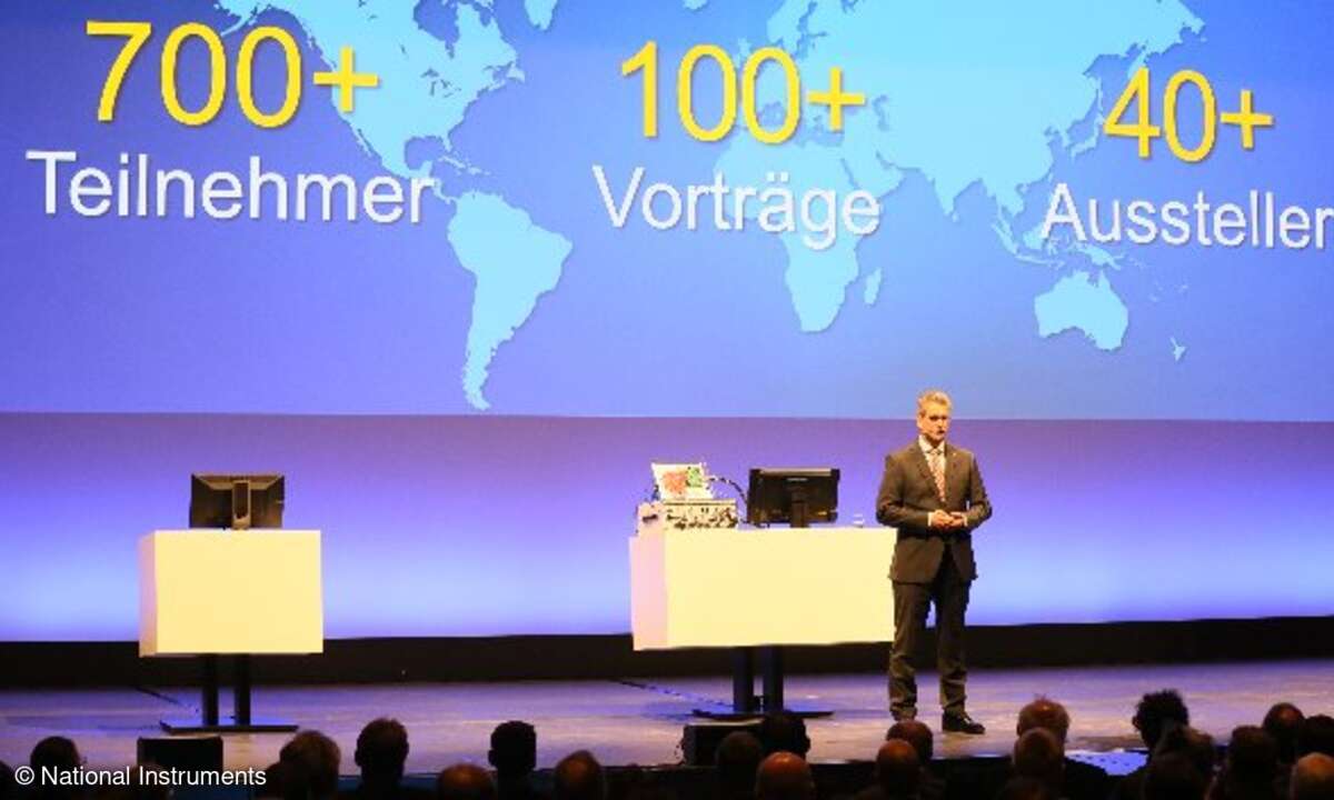 Michael Dams, Director Sales Central and Eastern Europe, NI, bei der Begrüßung