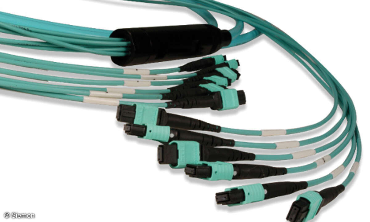 Vorkonfektionierte Kabel minimieren Fehlerquellen bei der Installation.