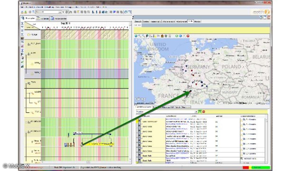 Kartendarstellung durch Integration von Bing Maps in 