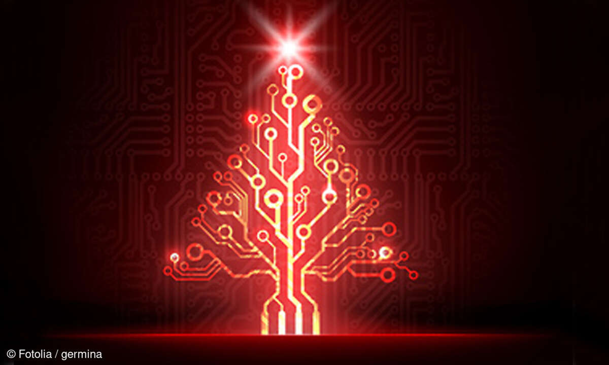 Elektronischer Weihnachtsbaum