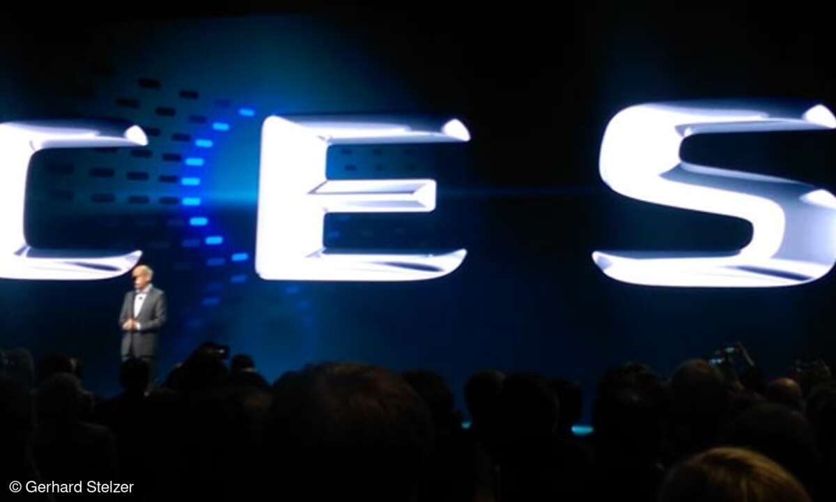Daimler-Boss Dieter Zetsche interpretierte seine zentralen Modell- Klassen passend zur CES.