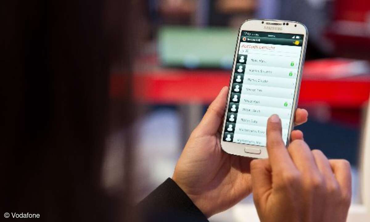 Vodafone verschlüsselt mit Secure Call Gespräche von Firmenkunden.