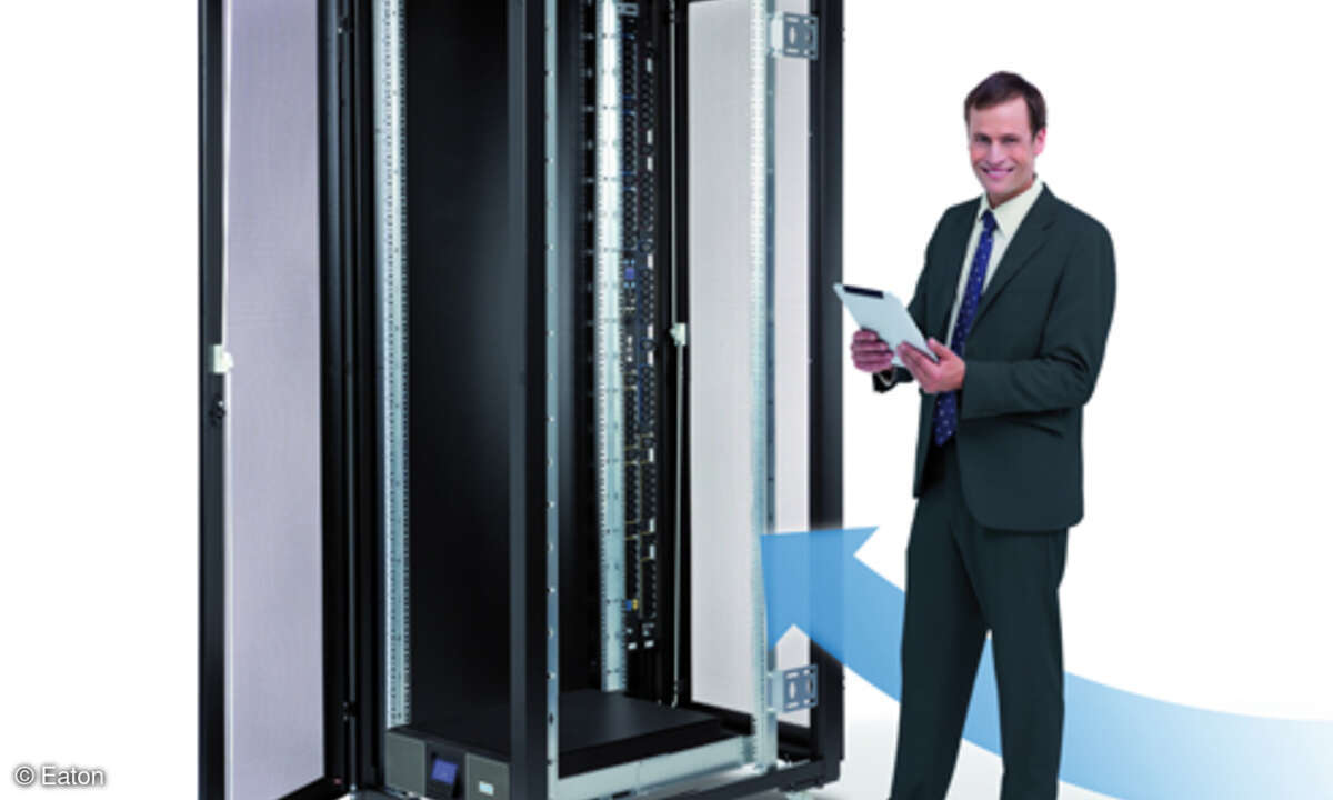 Gesamtlösungen wie der Intelligent-Power-Pod von Eaton führen neben einer vorzertifizierten USV-Anlage auch Stromversorgungsleisten und Racksysteme in einem zentralen System zusammen.