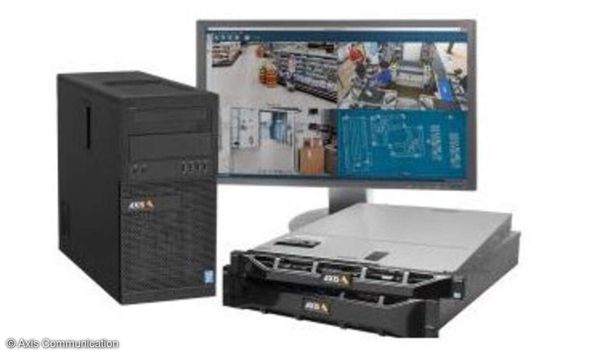 Axis zeigt unter anderem die Camera Station S10 Recorder-Serie, die eine Reihe von Netzwerk-Videorekordern für eine zuverlässige, hochauflösende Überwachung umfasst.