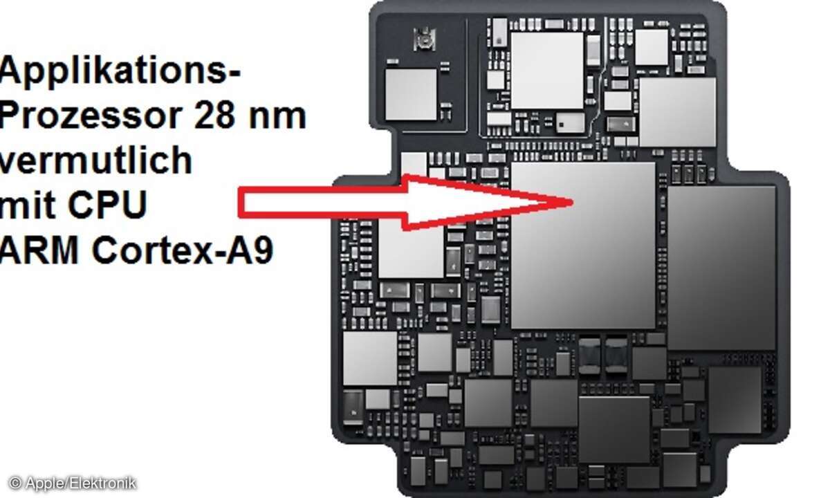Der Applikationsprozessor im Apple-S1-Modul treibt die Watch an.