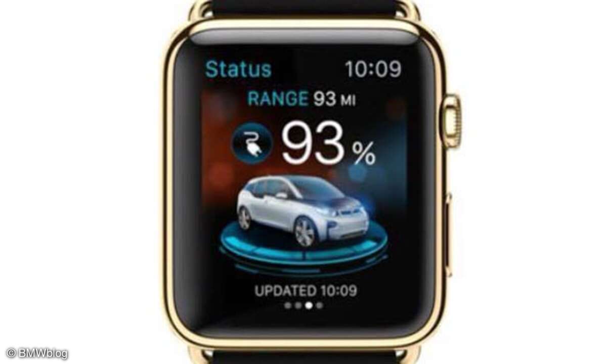 BMW-Fahrer können die ConnectedDrive App ab dem 24. April auch mit der Apple Watch benutzen.