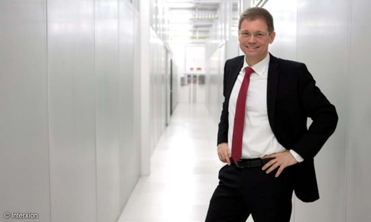 Peter Knapp, Geschäftsführer von Interxion Deutschland