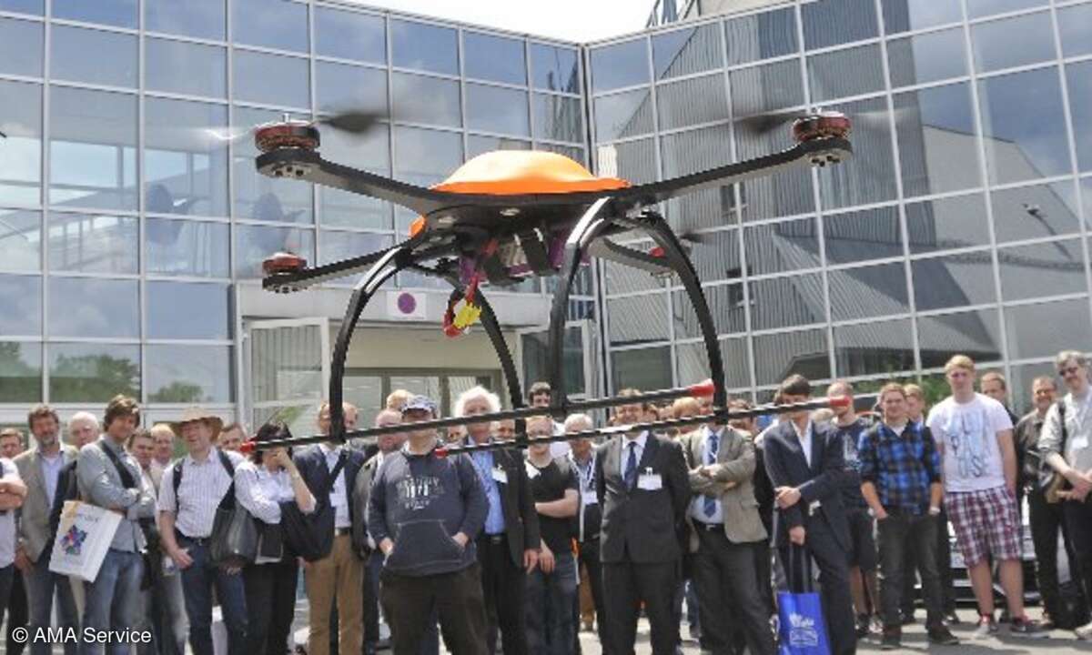 Impression von der Messtechnik-Messe 2014.