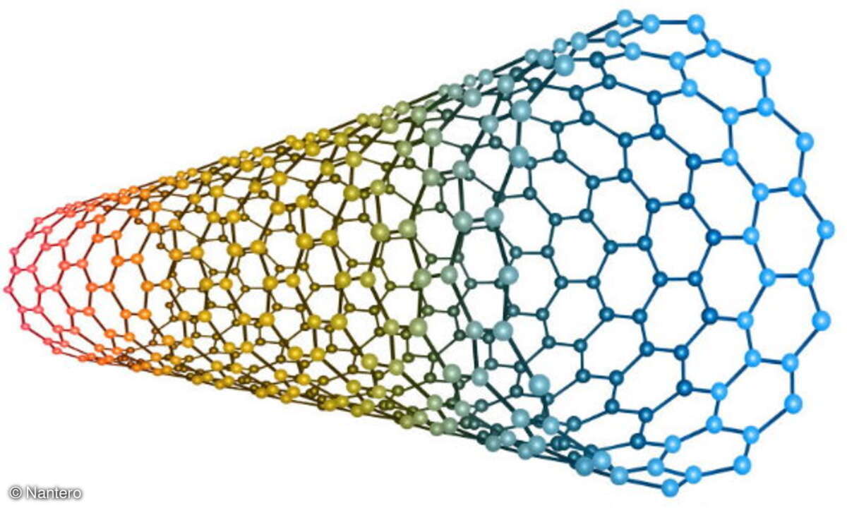 Die Kohlenstoff-Nanoröhren, die in den NRAMs von Nantero Einsatz finden, haben einen Durchmesser von 2 nm.