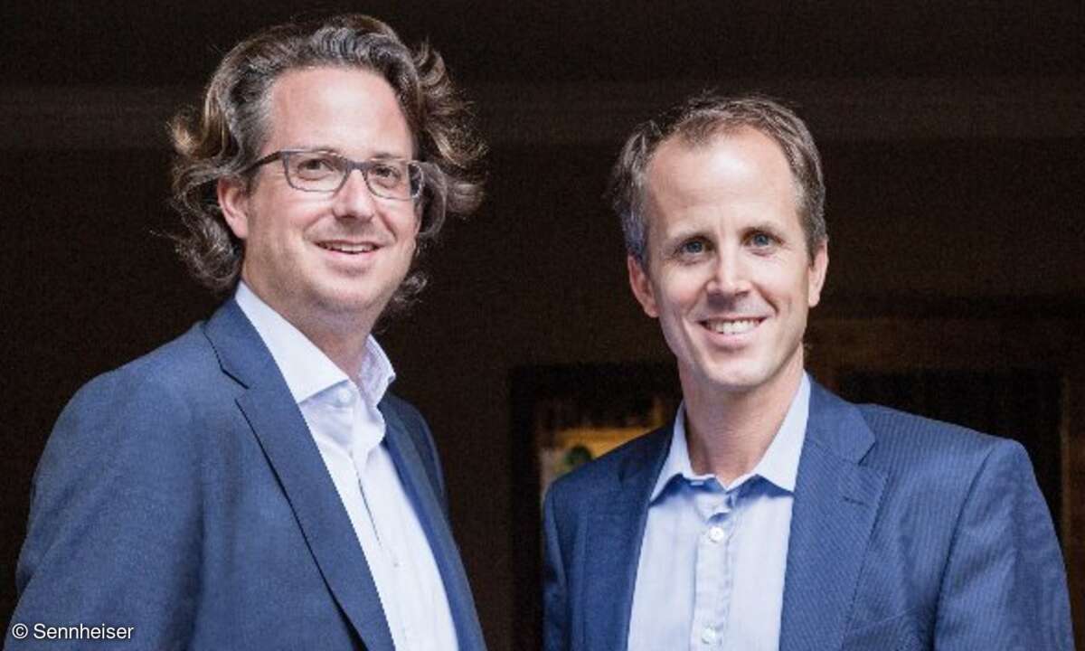 Sennheiser heute: Daniel und Dr. Andreas Sennheiser (rechts)