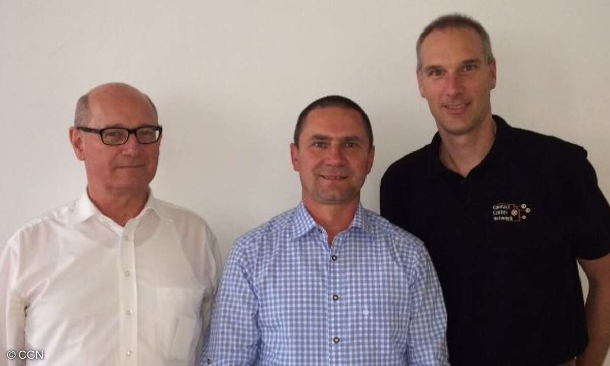 Der neue Vorstand (v.l.n.r.): Klaus Zschaage, Christian Fingerhut und Markus Grutzeck.