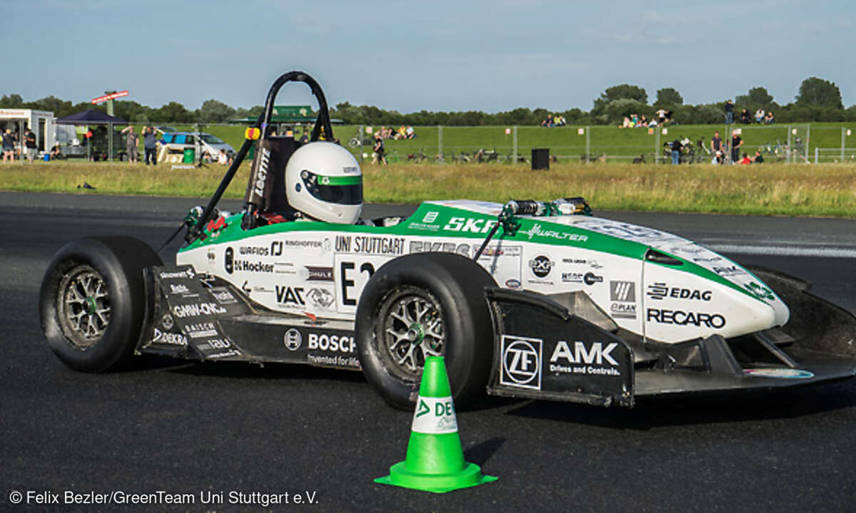 Elektro Rennwagen E0711-5 des GreenTeams