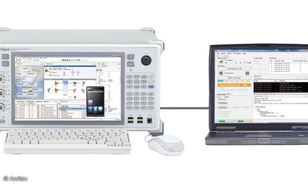 Der Mobilfunk-Netzwerksimulator MD8475A ist für den für den Loop-System-Level-Test für eCall und ERA/Glonass-System ausgerüstet.