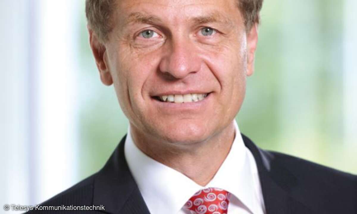 Gerhard Förtsch, Geschäftsführer bei Telesys Kommunikationstechnik
