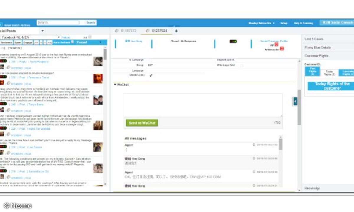KLM Salesforce Screenshot