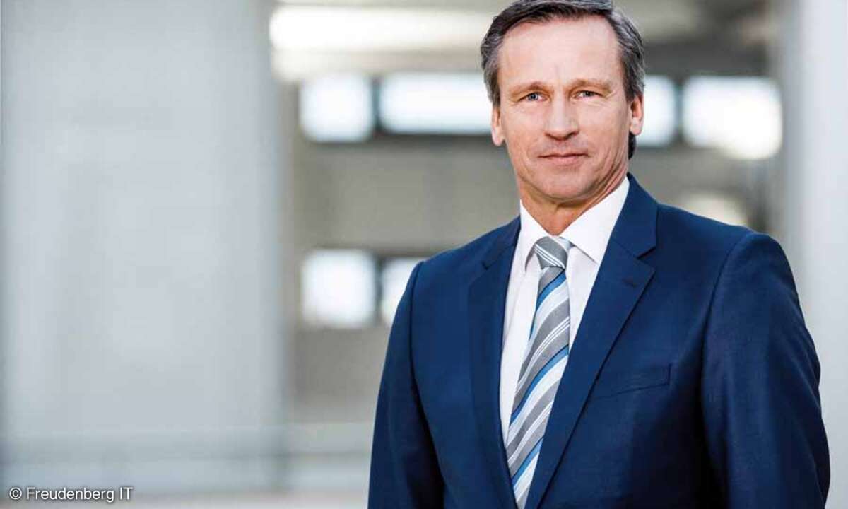 Horst Reichardt, CEO der Freudenberg IT