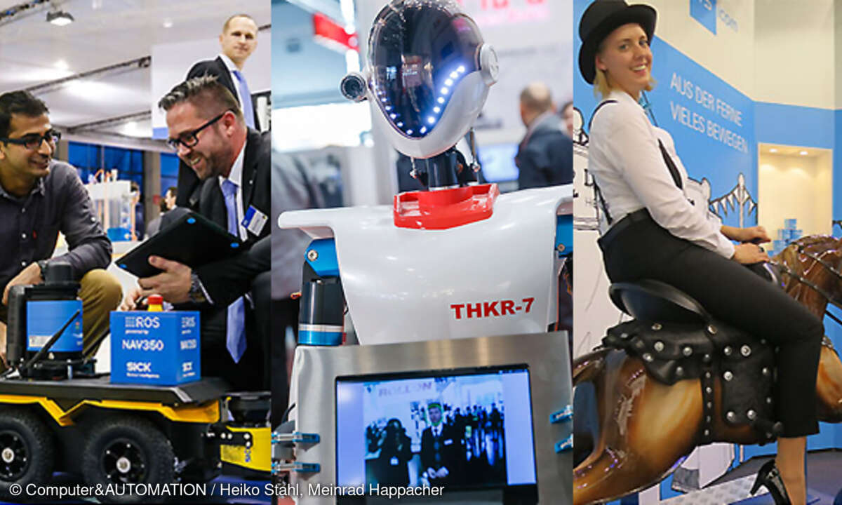 Collage von der SPS IPC Drives 2015